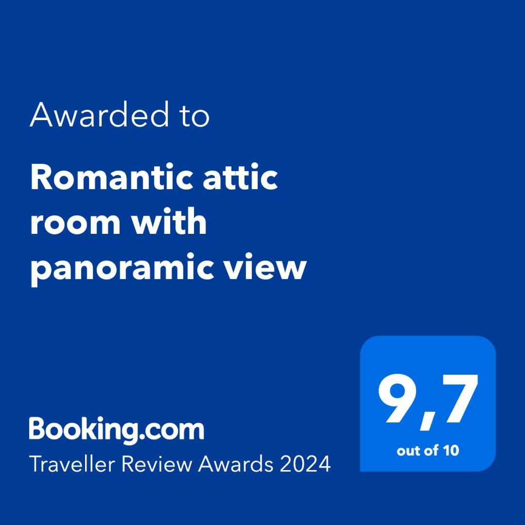 Romantic Attic Room With Panoramic View Болонья Экстерьер фото